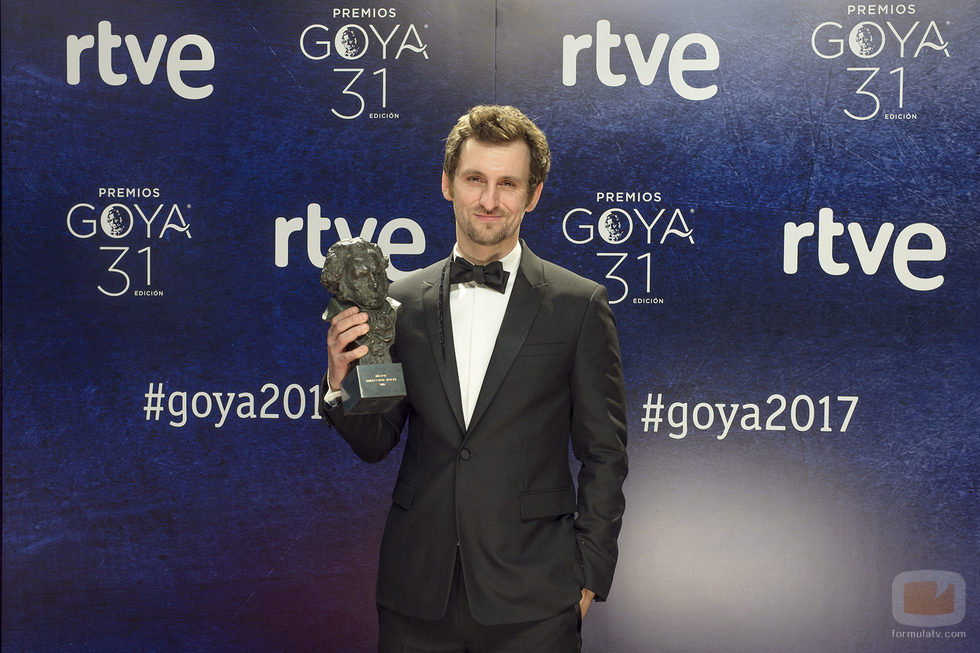 Raúl Arévalo, mejor director novel por "Tarde para la ira" en los Goya 2017