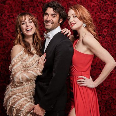 Silvia Alonso, Alex García y Cristina Castaño en los premios Goya 2017