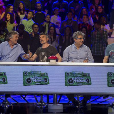 Francisco, Nacho Guerreros, Javivi y Octavi Pujades en 'El gran reto musical'