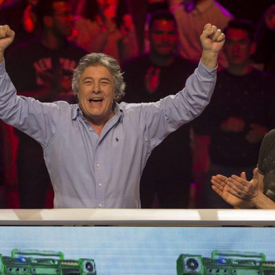 Francisco celebra un punto en 'El gran reto musical'