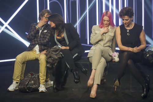 Alejandro Abad, Aída Nízar, Daniela Blume e Irma Soriano, en la sexta gala de 'GH VIP 5'