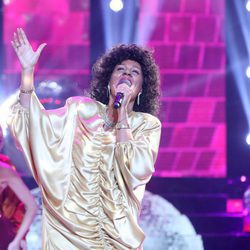 Lorena Gómez imita a Gloria Gaynor en la gala 15 de 'Tu cara me suena'