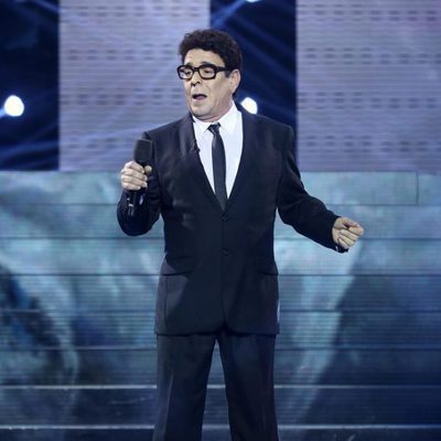 Juan Muñoz imita a Jimmy Fontana en la gala 15 de 'Tu cara me suena'