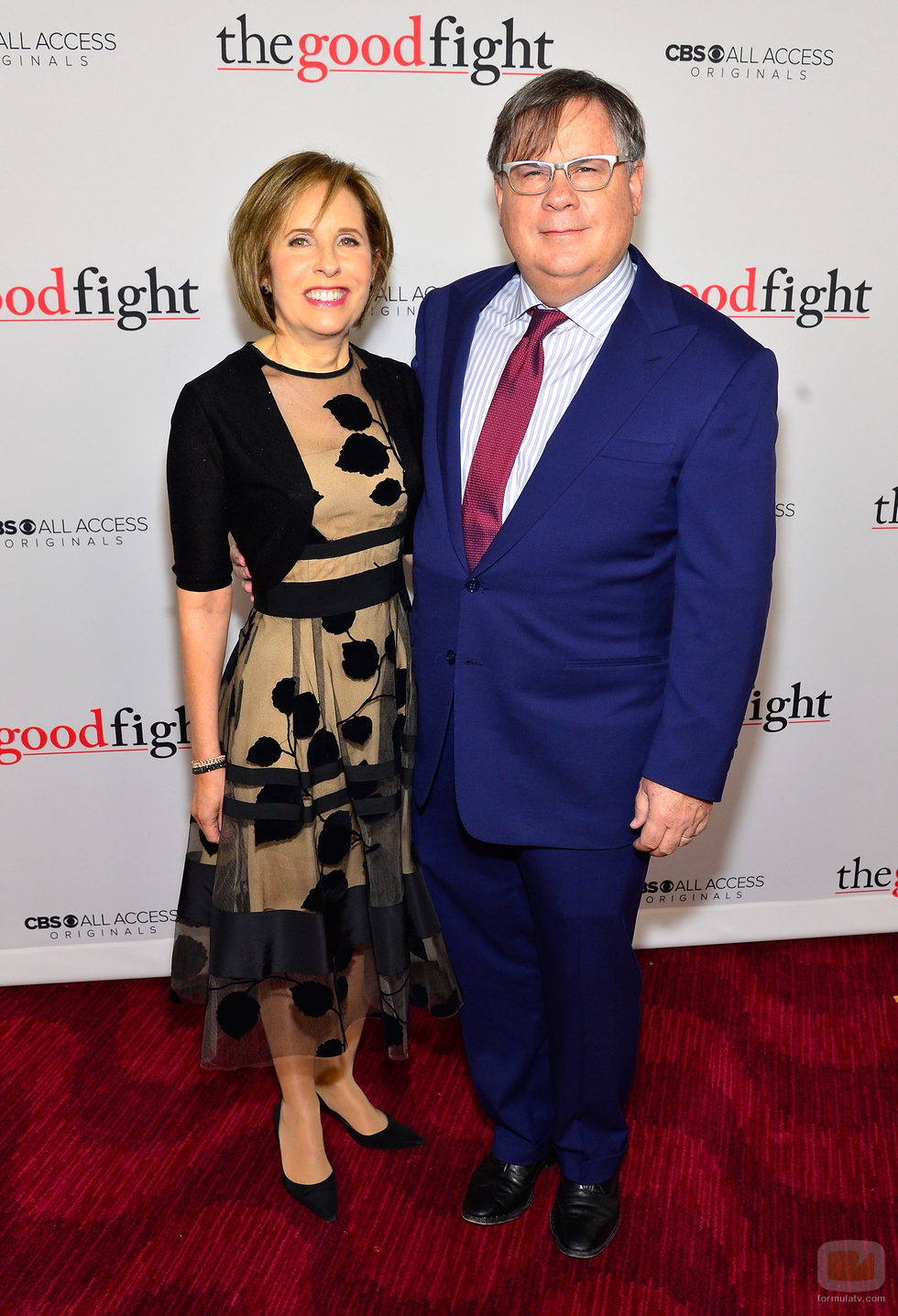 Michelle y Robert King en la première de 'The Good Fight'