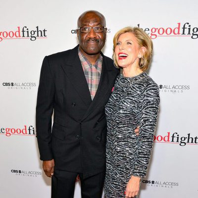 Delroy Lindo y Christine Baranski en la première de 'The Good Fight'