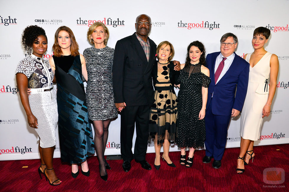 El elenco de 'The Good Fight' en la première de la serie