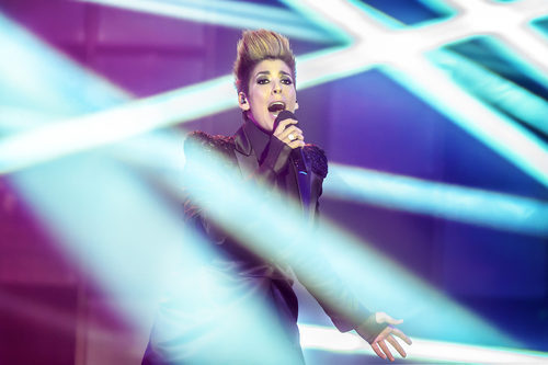 Leklein en la gala de 'Objetivo Eurovisión'