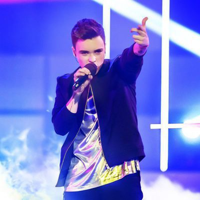 Mario Jefferson en la gala de 'Objetivo Eurovisión'