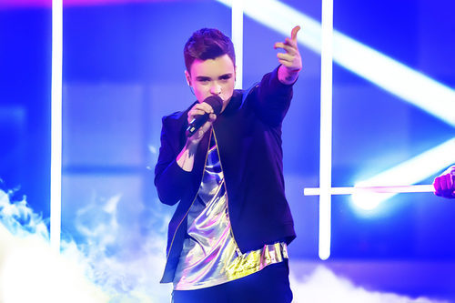 Mario Jefferson en la gala de 'Objetivo Eurovisión'