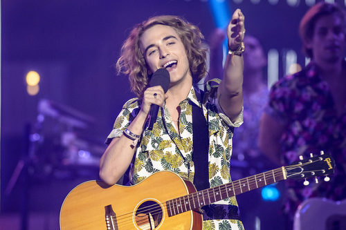Manel Navarro canta en la gala de 'Objetivo Eurovisión'