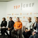 El jurado de 'Top chef' en la rueda de prensa de la cuarta edición
