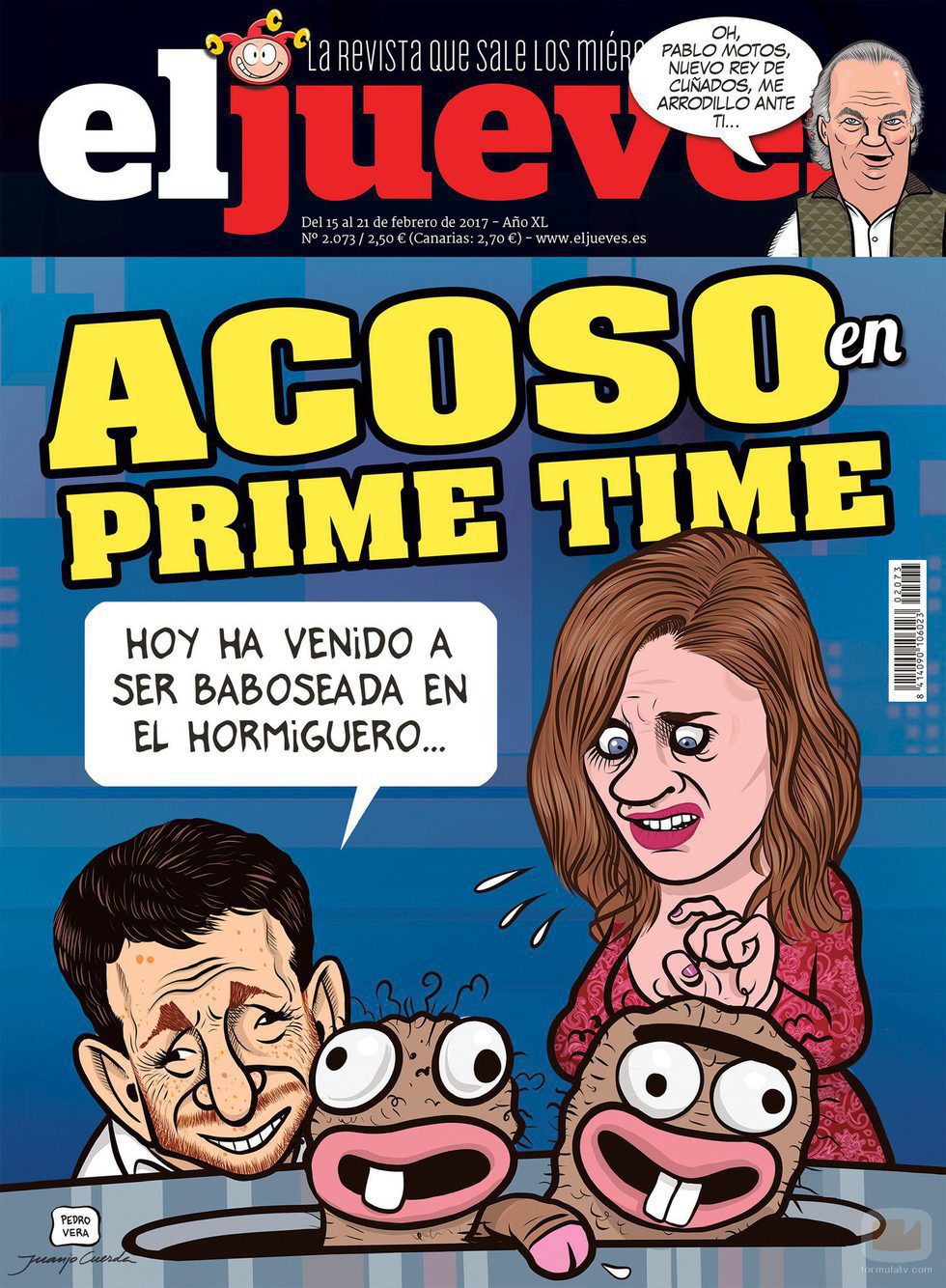 La portada de El Jueves que arremete contra Pablo Motos y 'El hormiguero'