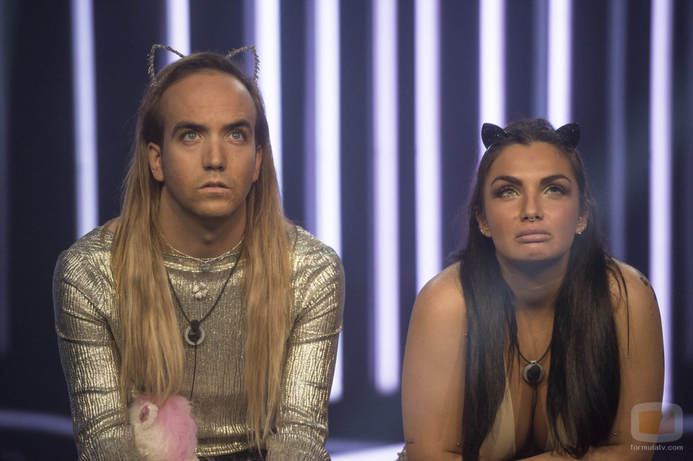 Aless Gibaja y Elettra Lamborghini, dos de los nominados de la octava gala de 'GH VIP 5'