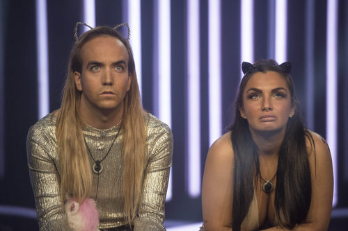 Aless Gibaja y Elettra Lamborghini, dos de los nominados de la octava gala de 'GH VIP 5'