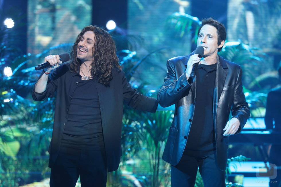 Canco Rodríguez y Adrián Lastra son Miguel Ríos y Maná en la decimosexta gala de 'Tu cara me suena'