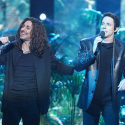 Canco Rodríguez y Adrián Lastra son Miguel Ríos y Maná en la decimosexta gala de 'Tu cara me suena'