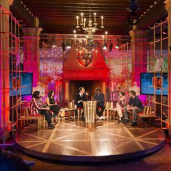 Los integrantes del programa 'Cero en historia' en el plató