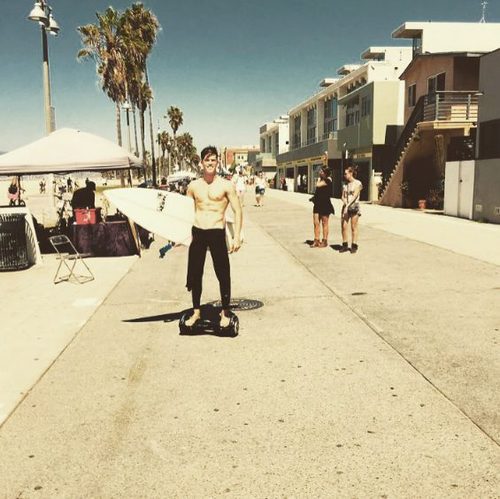 Miguel Bernardeau en Venice Beach