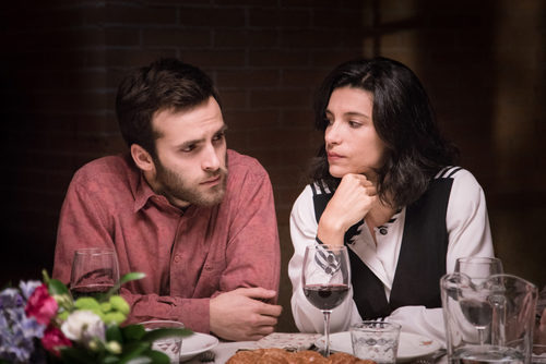 Carlos e Inés durante la cena familiar con la nueva novia de Toni en 'Cuéntame cómo pasó'