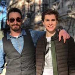 Ismael Martínez y Javier Cidoncha en el reencuentro de 'El internado'