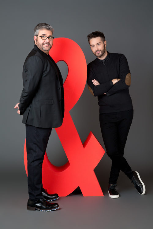 Dani Martínez y Florentino Fernández en las imágenes promocionales de 'Dani&Flo'