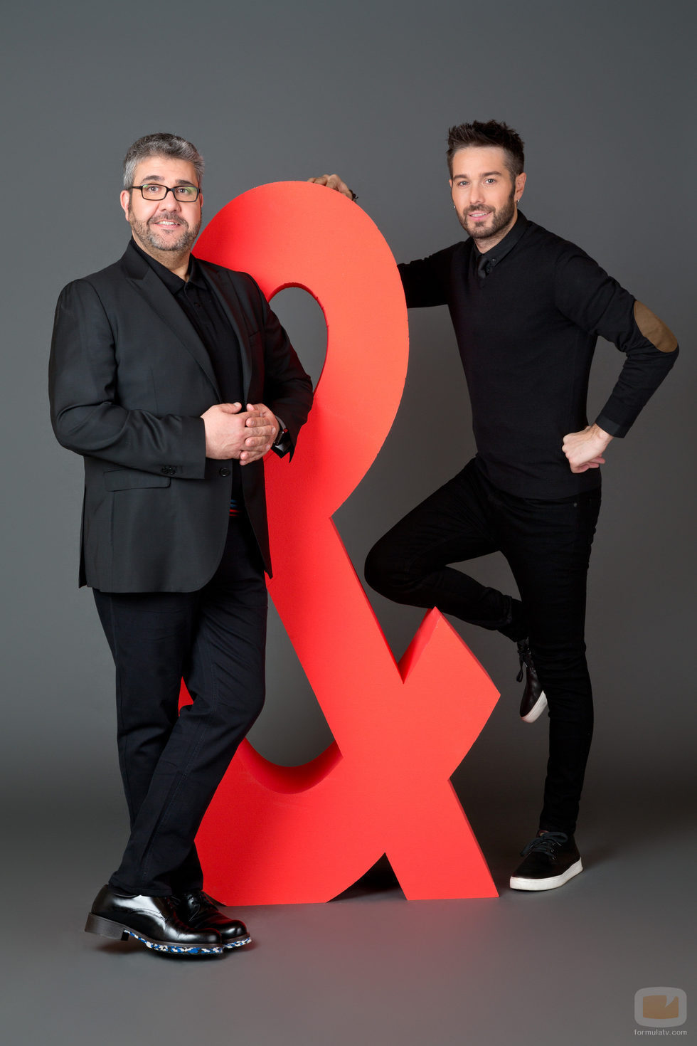 Dani Martínez junto a Florentino Fernández en los promocionales de 'Dani&Flo'