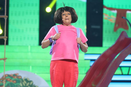 Yolanda Ramos es Dora, la exploradora en la segunda semifinal de 'Tu cara me suena'