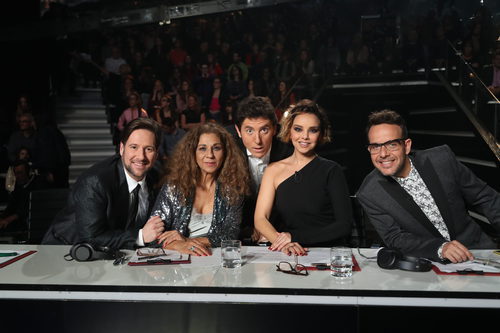 El jurado de 'Tu cara me suena' junto a Manel Fuentes en la segunda semifinal