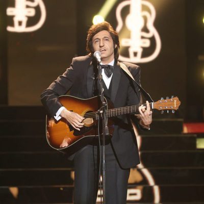 David Guapo es Jonny Cash en la segunda semifinal de 'Tu cara me suena'