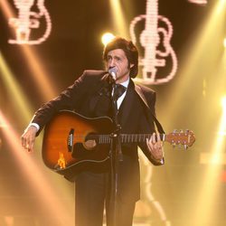 David Guapo interpretó a Johnny Cash en la segunda semifinal de 'Tu cara me suena'
