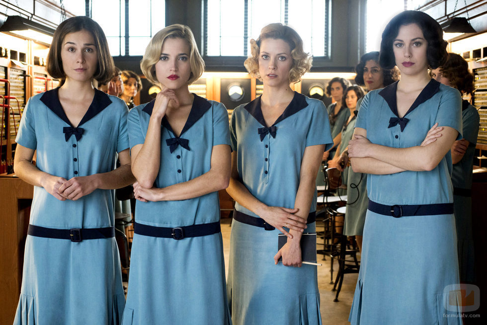 Nadia de Santiago, Ana Fernández, Maggie Civantos y Blanca Suárez son 'Las chicas del cable'
