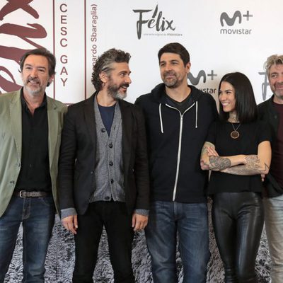 El reparto de 'Félix' en la rueda de prensa de la serie