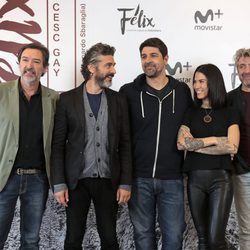 El reparto de 'Félix' en la rueda de prensa de la serie