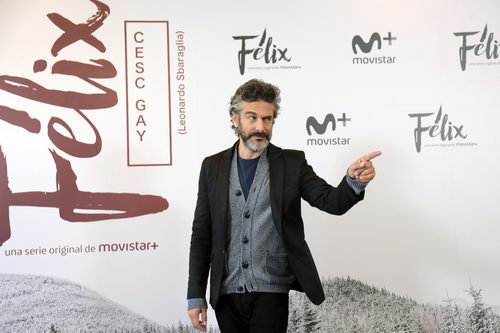 Leonardo Sbaraglia en la rueda de prensa de 'Félix'