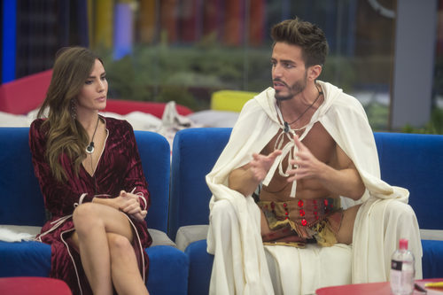 Aylén y su novio,  Marco Ferri, en la décima gala de 'GH VIP 5'