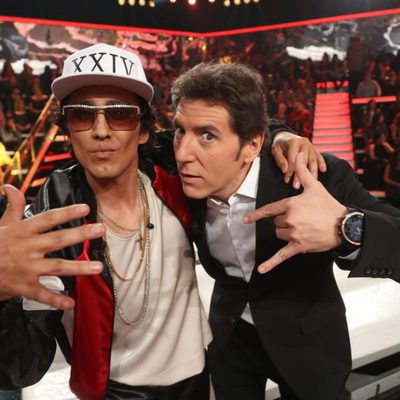Canco Rodríguez y Manel Fuentes, en la gala final de 'Tu cara me suena 5'