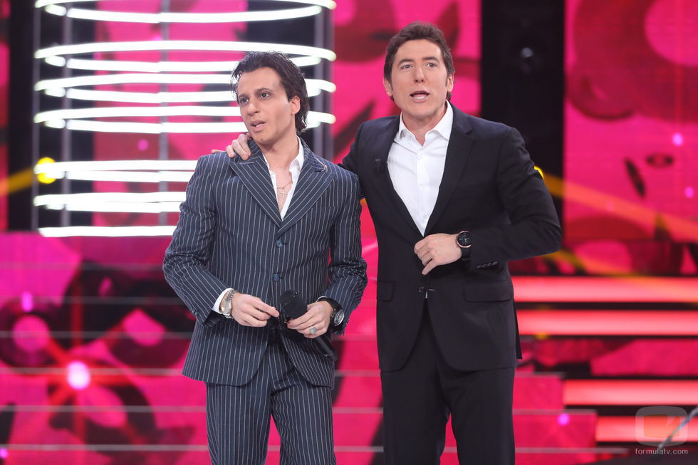 Blas Cantó y Manel Fuentes, en la gala final de 'Tu cara me suena 5'