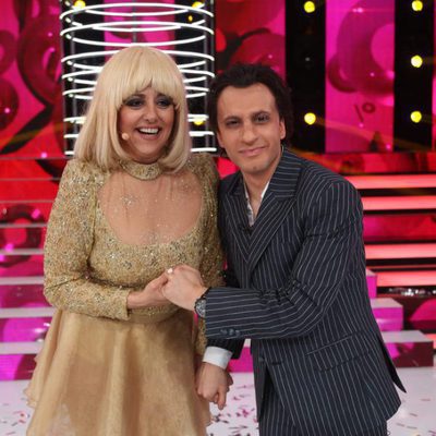 Blas Cantó y Yolanda Ramos, en la gala final de 'Tu cara me suena 5'