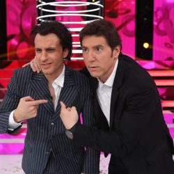 Blas Cantó y Manel Fuentes posan juntos en la gala final de 'Tu cara me suena 5'