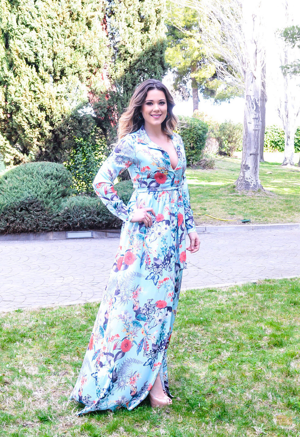 Lorena Gómez, finalista de 'Tu cara me suena', en la rueda de prensa de la final