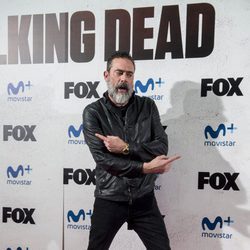 Jeffrey Dean Morgan de 'The Walking Dead' en el photocall del Eurotour en los cines Capitol