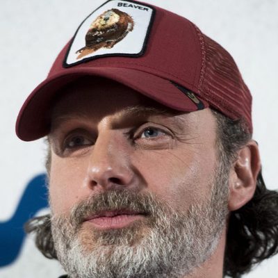 Andrew Lincoln, más conocido como Rick Grimes, posa en los cines Capitol en 'The Walking Dead' Eurotour