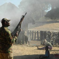 Una escena de la serie 'Cazadores de hombres'
