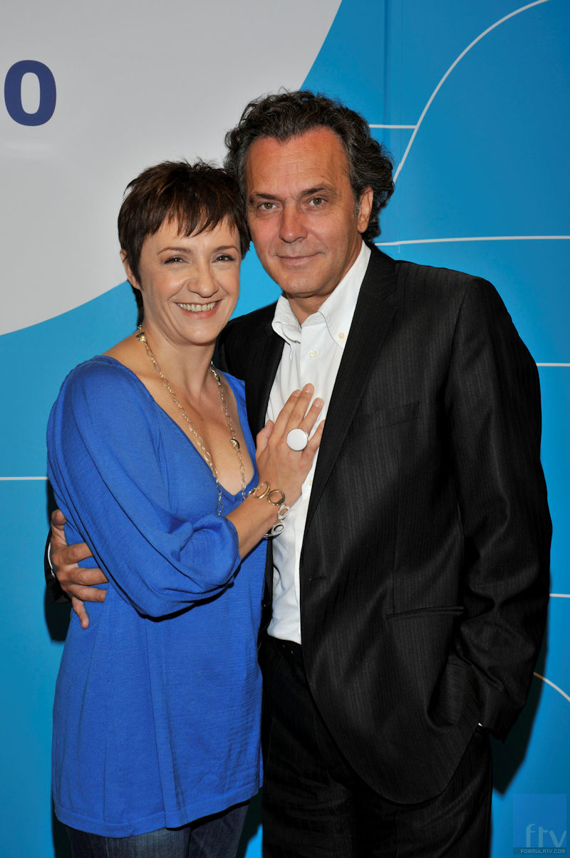 Blanca Portillo y José Coronado en la presentación de 'Acusados'
