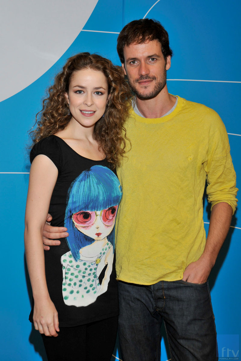 Silvia Abascal y Daniel Grao en la presentación de 'Acusados'