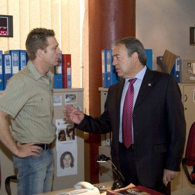 Tito Valverde y Juanjo Artero en 'El comisario'