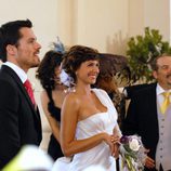 Sergio y Natalia en el día su boda en 'Lalola'
