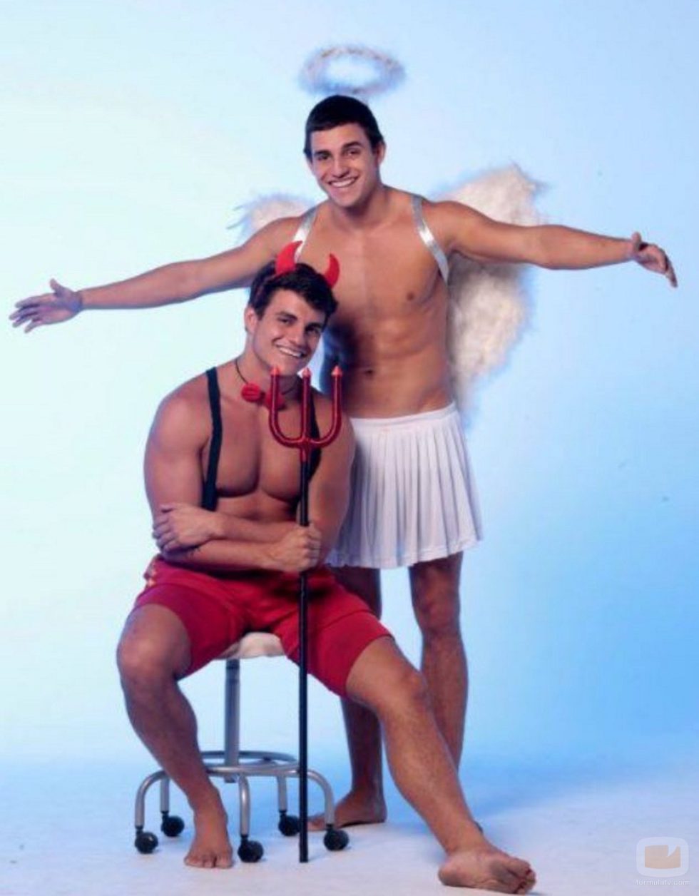 Antonio y Manoel, concursantes temporales de 'GH VIP 5', se disfrazan de ángel y demonio