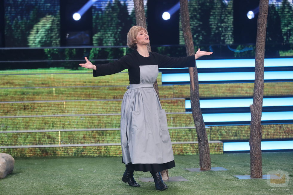 María Dolores Ballester es Julie Andrews en la segunda gala de 'Tu cara no me suena todavía'