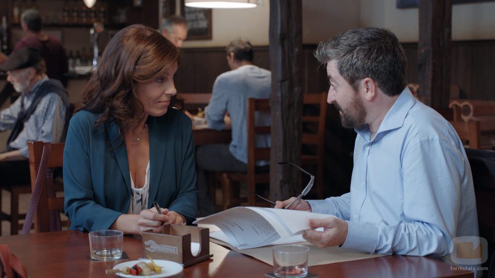  Bego (Maribel Salas), hermana de Maritxu en el primer capítulo de la tercera temporada de 'Allí abajo'